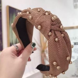 Brown Pearl headband